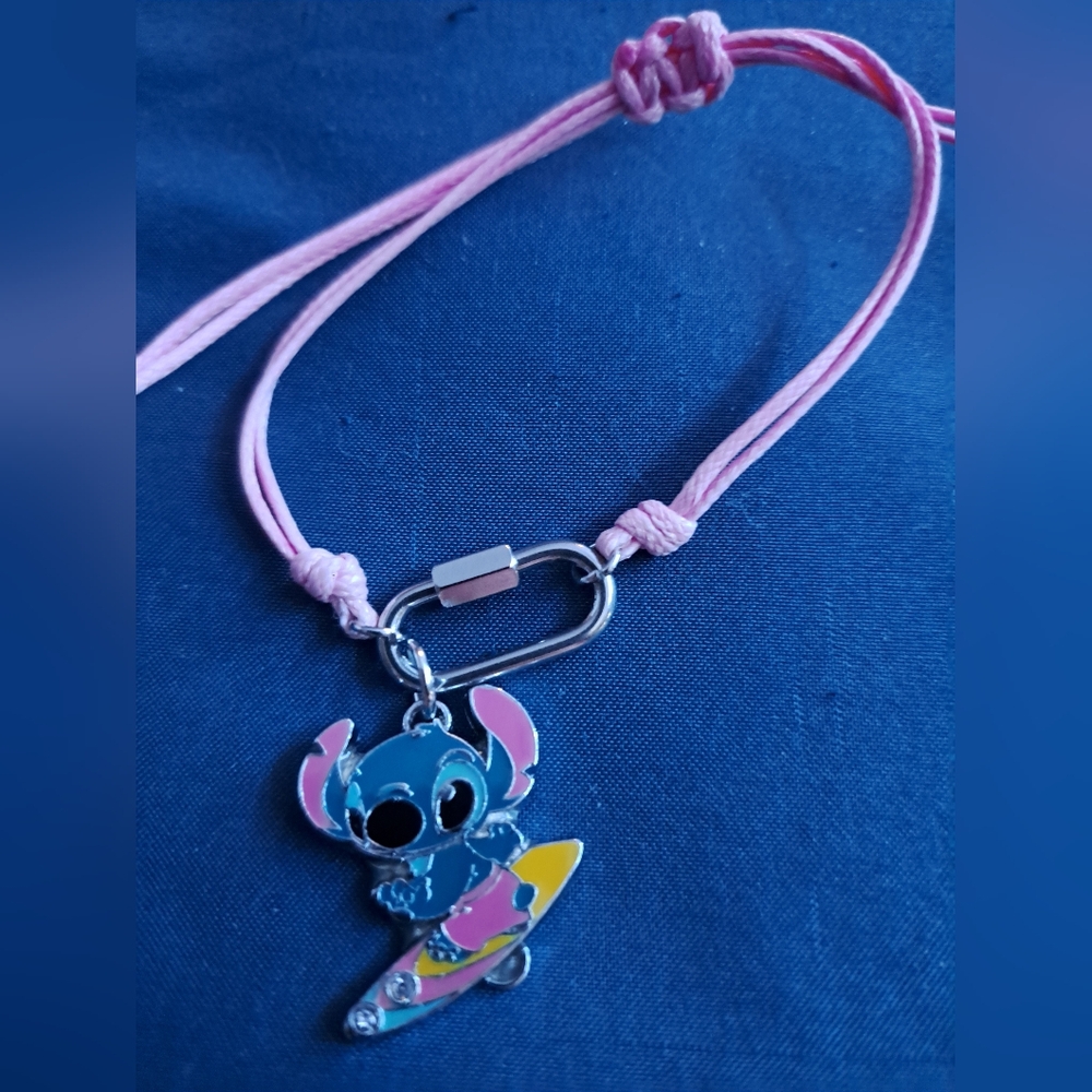 Pink Stitch Bracelet